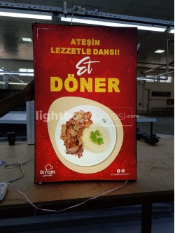 Tek Taraflı Lightbox Menuboard Projelerimiz